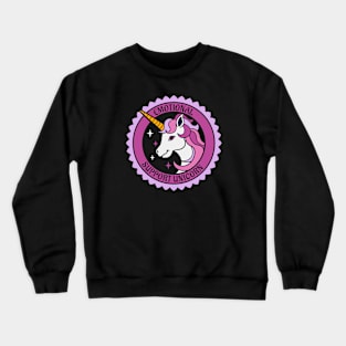 Emotional Support Unicorn Crewneck Sweatshirt